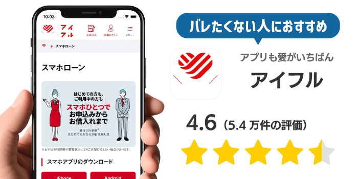 アイフルのアプリ