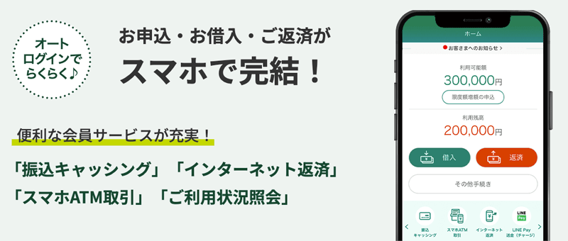 SMBCモビットのアプリでできること