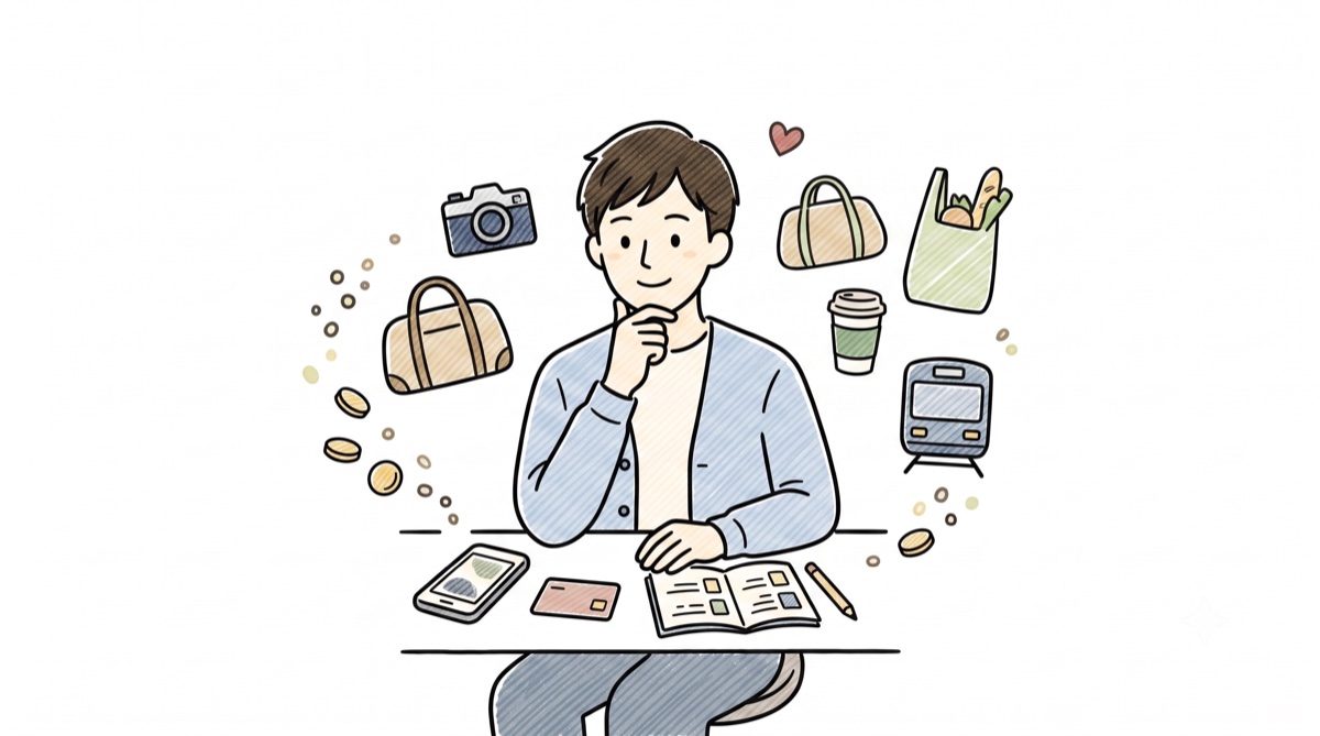 使い道を決めてからポイントを貯めるイメージ