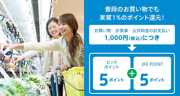 ビックカメラSuicaカードの還元率