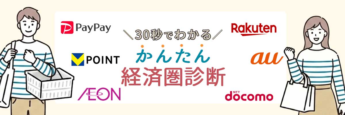 ポイント経済圏診断【かんたん!30秒でわかる】