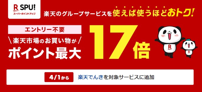 楽天SPUの説明